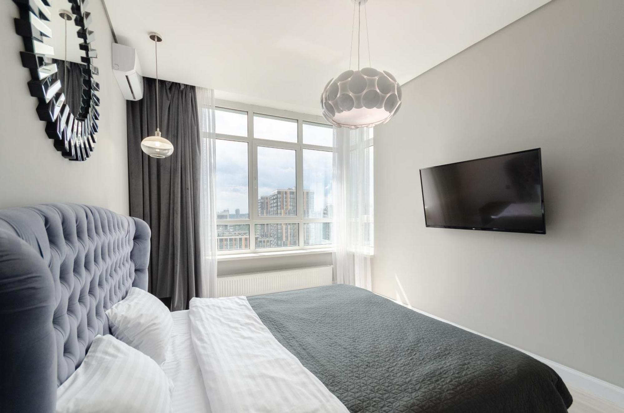 Petrovdom Apartments 267-373 In Rc Central Park, 7 John Mccain Street เคียฟ ภายนอก รูปภาพ
